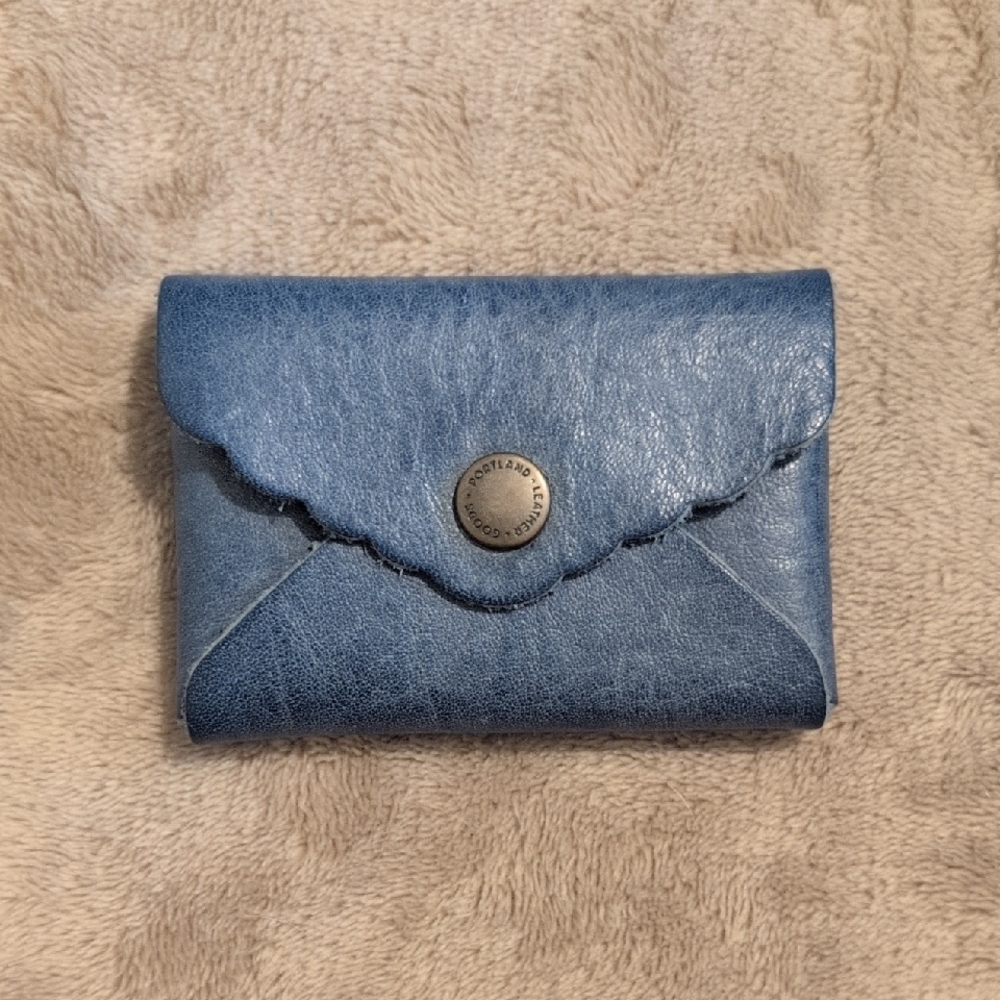 Blue Leather Women's Bag